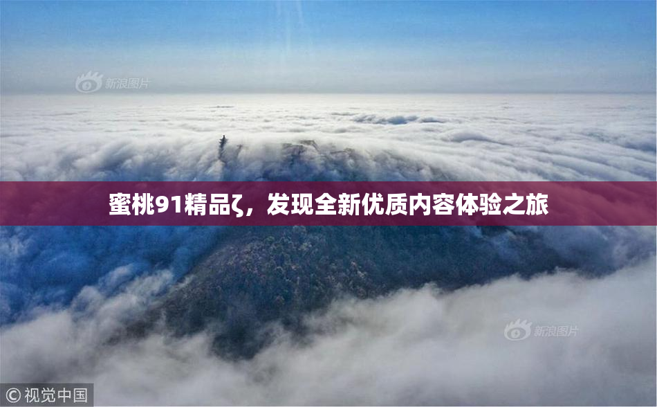 蜜桃91精品ζ，发现全新优质内容体验之旅