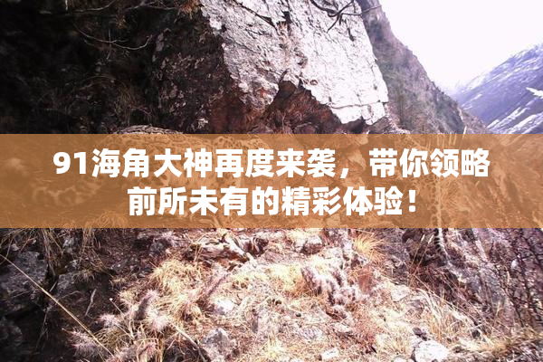 91海角大神再度来袭，带你领略前所未有的精彩体验！