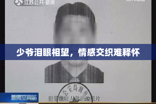 少爷泪眼相望，情感交织难释怀