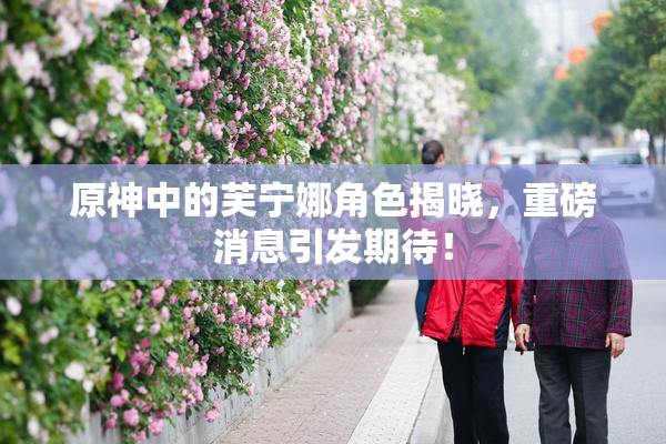 原神中的芙宁娜角色揭晓，重磅消息引发期待！
