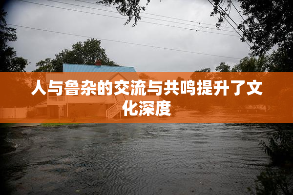人与鲁杂的交流与共鸣提升了文化深度