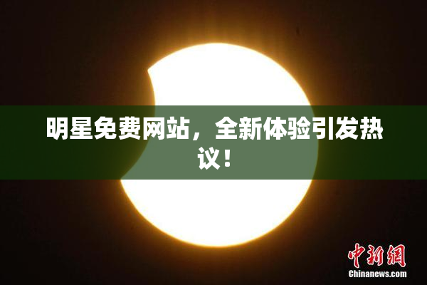 明星免费网站，全新体验引发热议！