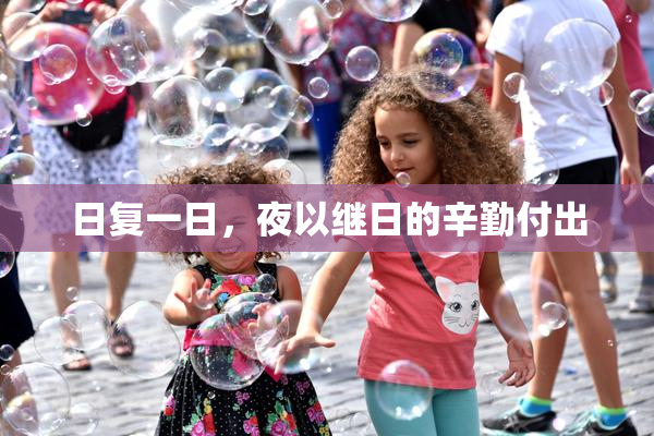 日复一日，夜以继日的辛勤付出
