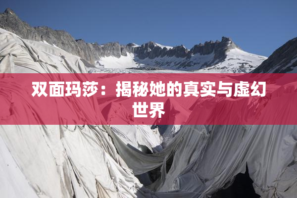 双面玛莎：揭秘她的真实与虚幻世界