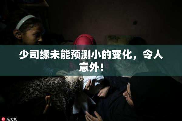 少司缘未能预测小的变化，令人意外！