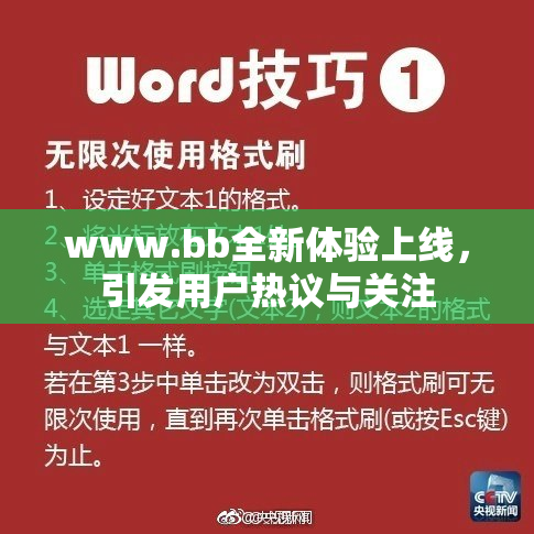 www.bb全新体验上线，引发用户热议与关注
