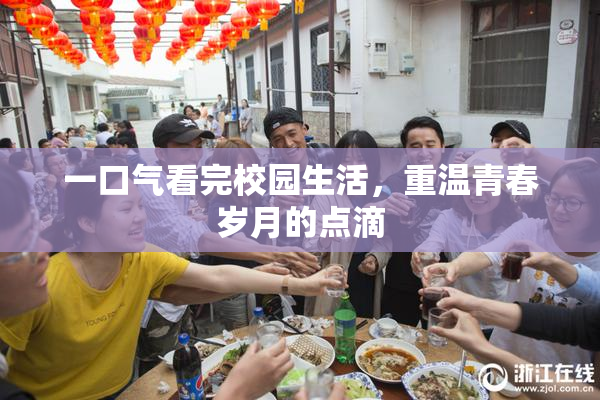 一口气看完校园生活，重温青春岁月的点滴