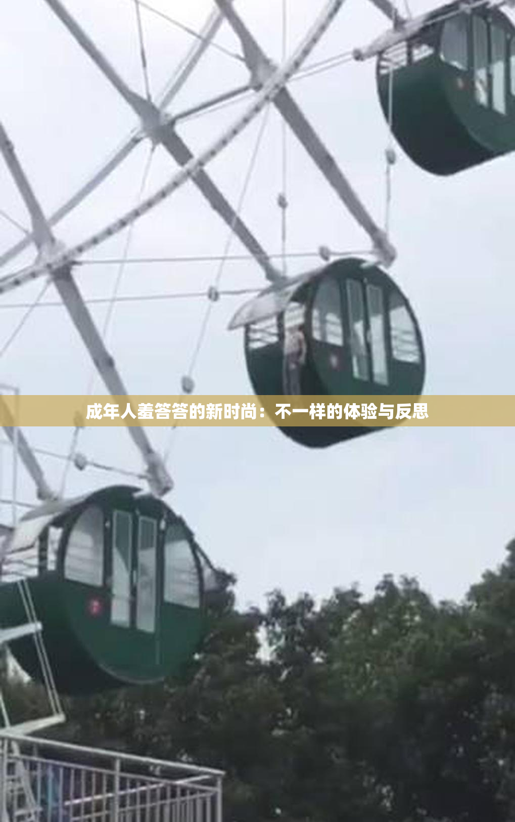 成年人羞答答的新时尚：不一样的体验与反思