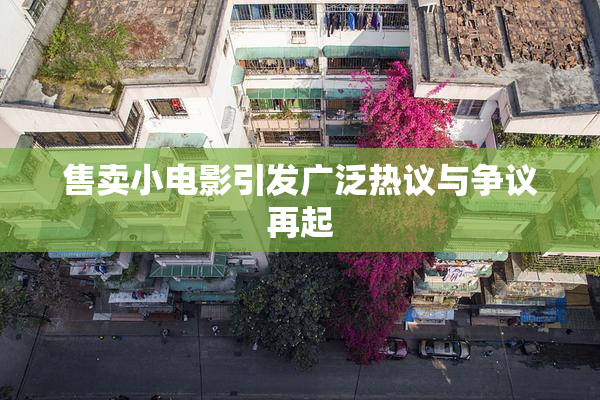 售卖小电影引发广泛热议与争议再起