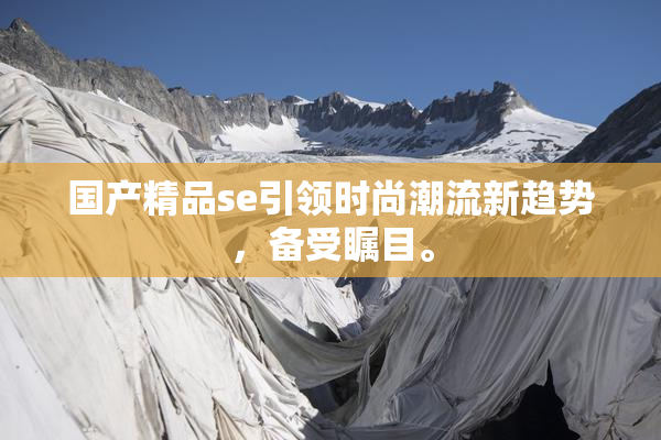 国产精品se引领时尚潮流新趋势，备受瞩目。