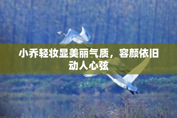 小乔轻妆显美丽气质，容颜依旧动人心弦