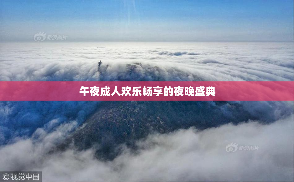 午夜成人欢乐畅享的夜晚盛典