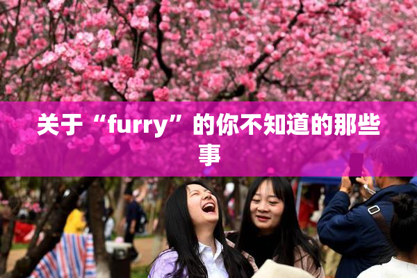 关于“furry”的你不知道的那些事