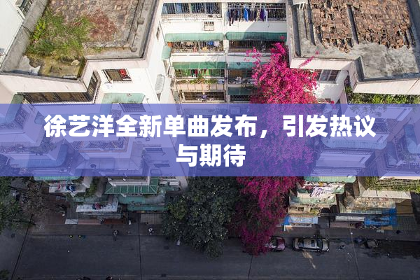 徐艺洋全新单曲发布，引发热议与期待