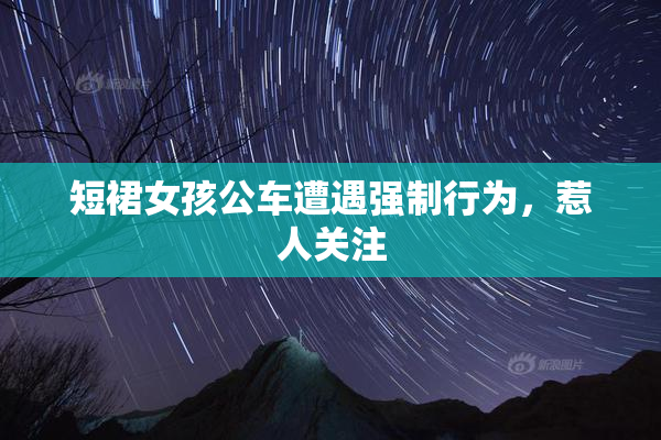 短裙女孩公车遭遇强制行为，惹人关注