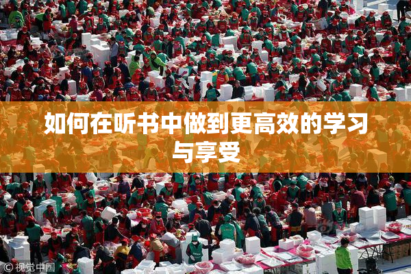 如何在听书中做到更高效的学习与享受