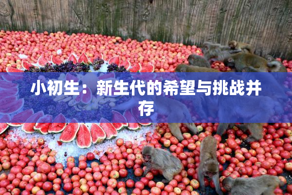 小初生：新生代的希望与挑战并存