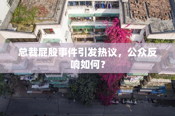 总裁屁股事件引发热议，公众反响如何？