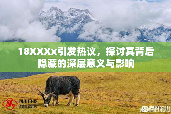 18XXXx引发热议，探讨其背后隐藏的深层意义与影响