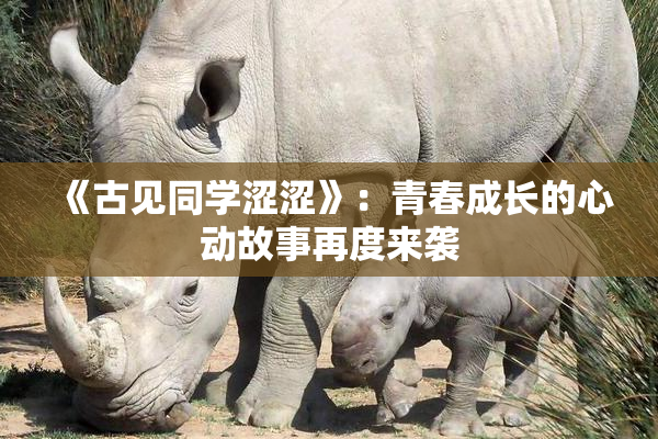 《古见同学涩涩》：青春成长的心动故事再度来袭