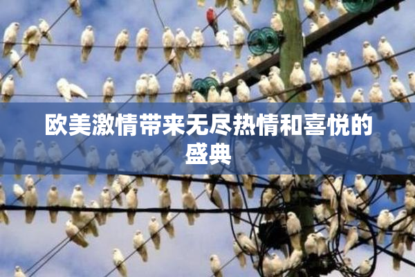 欧美激情带来无尽热情和喜悦的盛典