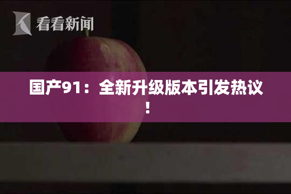 国产91：全新升级版本引发热议！