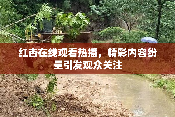 红杏在线观看热播，精彩内容纷呈引发观众关注