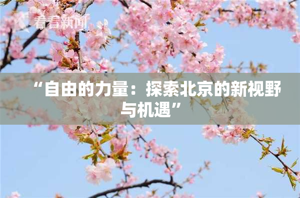 “自由的力量：探索北京的新视野与机遇”