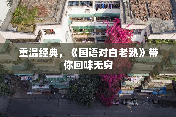 重温经典，《国语对白老熟》带你回味无穷