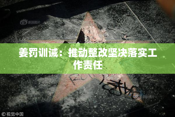 姜罚训诫：推动整改坚决落实工作责任