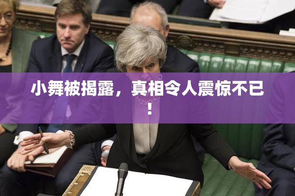 小舞被揭露，真相令人震惊不已！