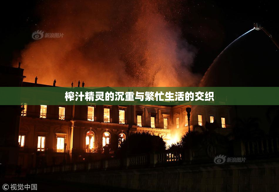 榨汁精灵的沉重与繁忙生活的交织