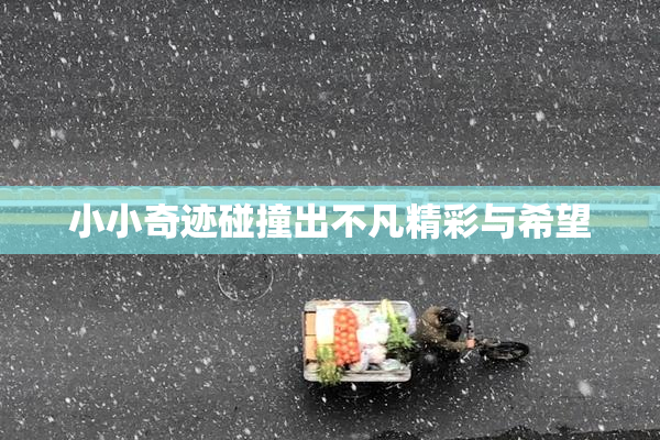小小奇迹碰撞出不凡精彩与希望