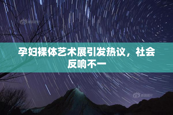 孕妇裸体艺术展引发热议，社会反响不一