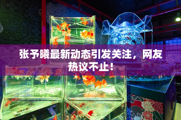 张予曦最新动态引发关注，网友热议不止！