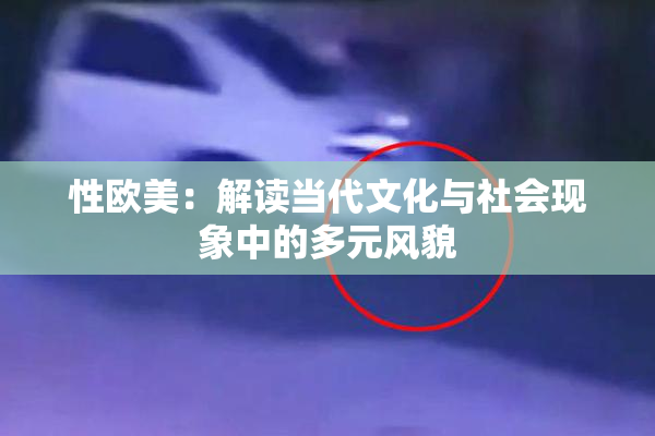性欧美：解读当代文化与社会现象中的多元风貌