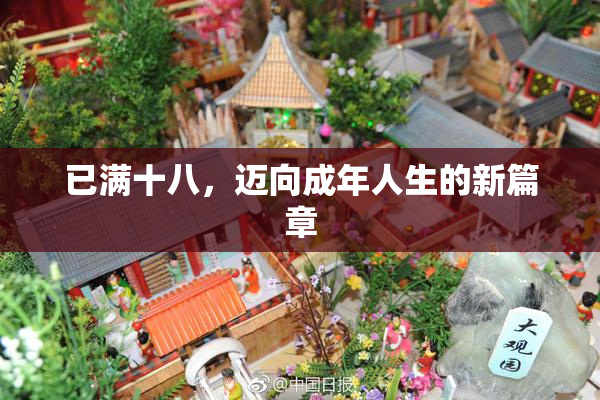 已满十八，迈向成年人生的新篇章