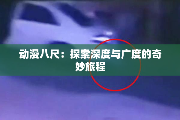 动漫八尺：探索深度与广度的奇妙旅程
