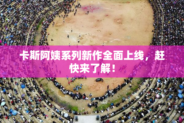 卡斯阿姨系列新作全面上线，赶快来了解！