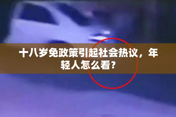 十八岁免政策引起社会热议，年轻人怎么看？