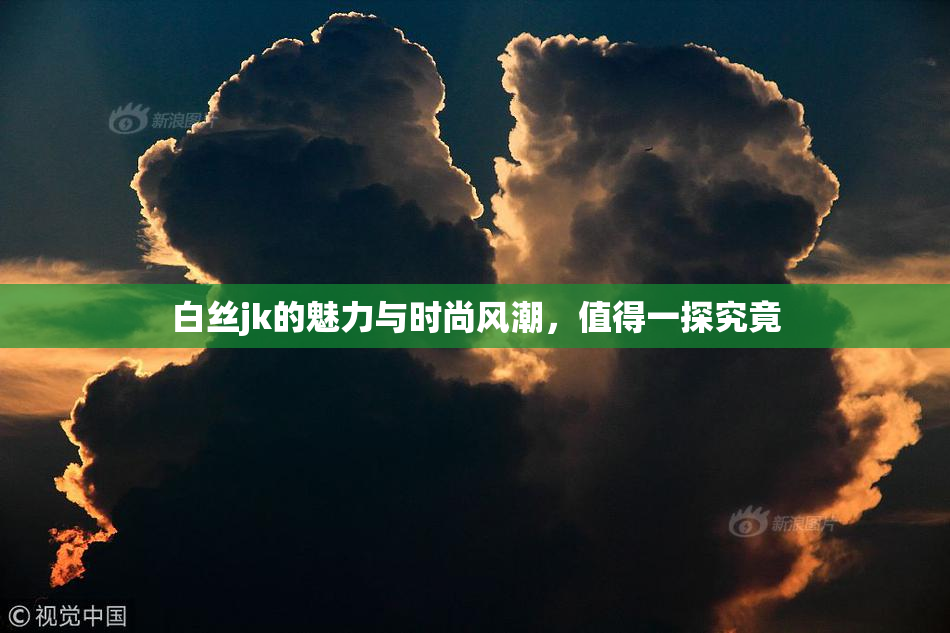 白丝jk的魅力与时尚风潮，值得一探究竟