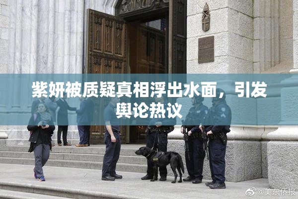紫妍被质疑真相浮出水面，引发舆论热议