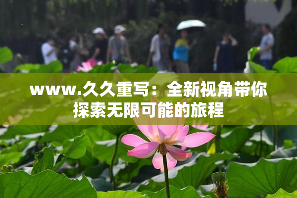 www.久久重写：全新视角带你探索无限可能的旅程