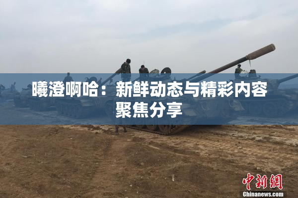 曦澄啊哈：新鲜动态与精彩内容聚焦分享
