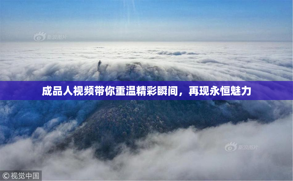 成品人视频带你重温精彩瞬间，再现永恒魅力