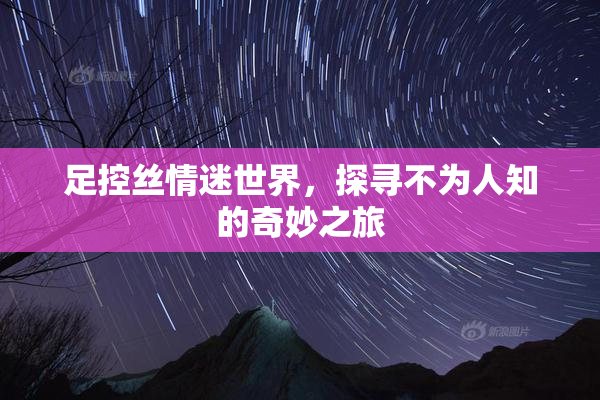 足控丝情迷世界，探寻不为人知的奇妙之旅