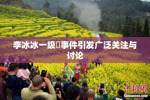 李冰冰一级婬事件引发广泛关注与讨论