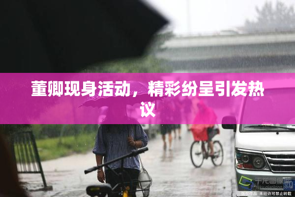董卿现身活动，精彩纷呈引发热议