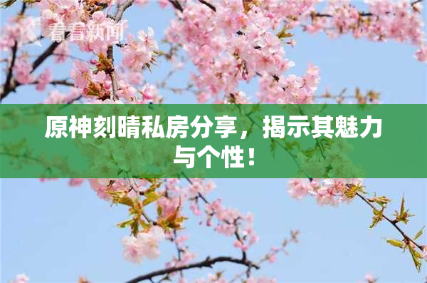 原神刻晴私房分享，揭示其魅力与个性！
