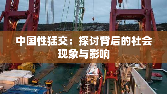 中国性猛交：探讨背后的社会现象与影响